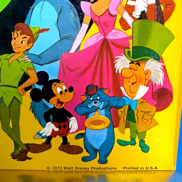 WALT DISNEY VTG 70s PRESENTS ACTING OUT THE A B C’S DISNEYLAND VINYL RECORD 7” - Picture 4 of 15